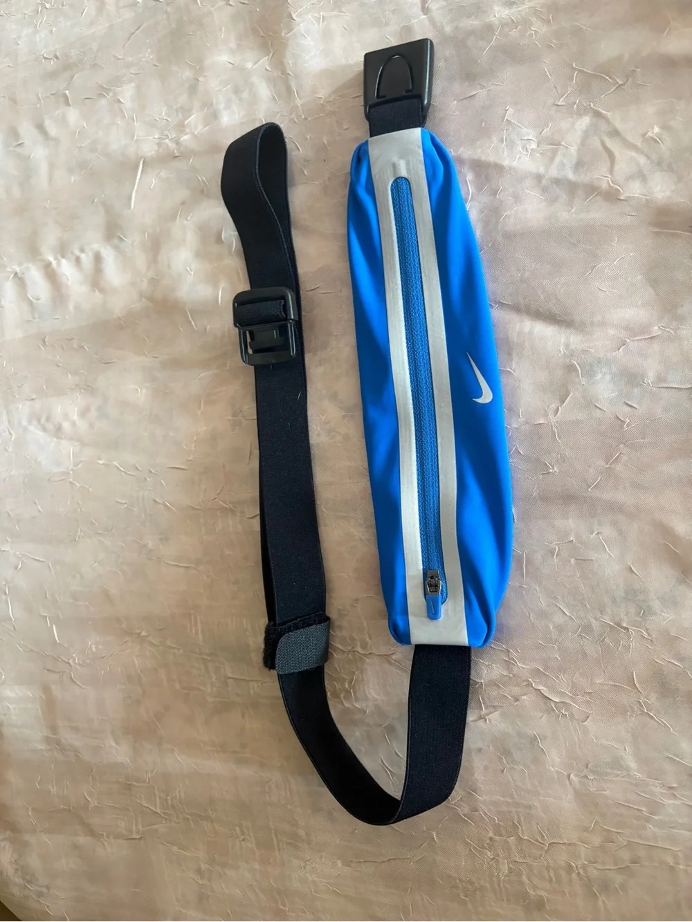 Nike Blue Reflective Running Belt